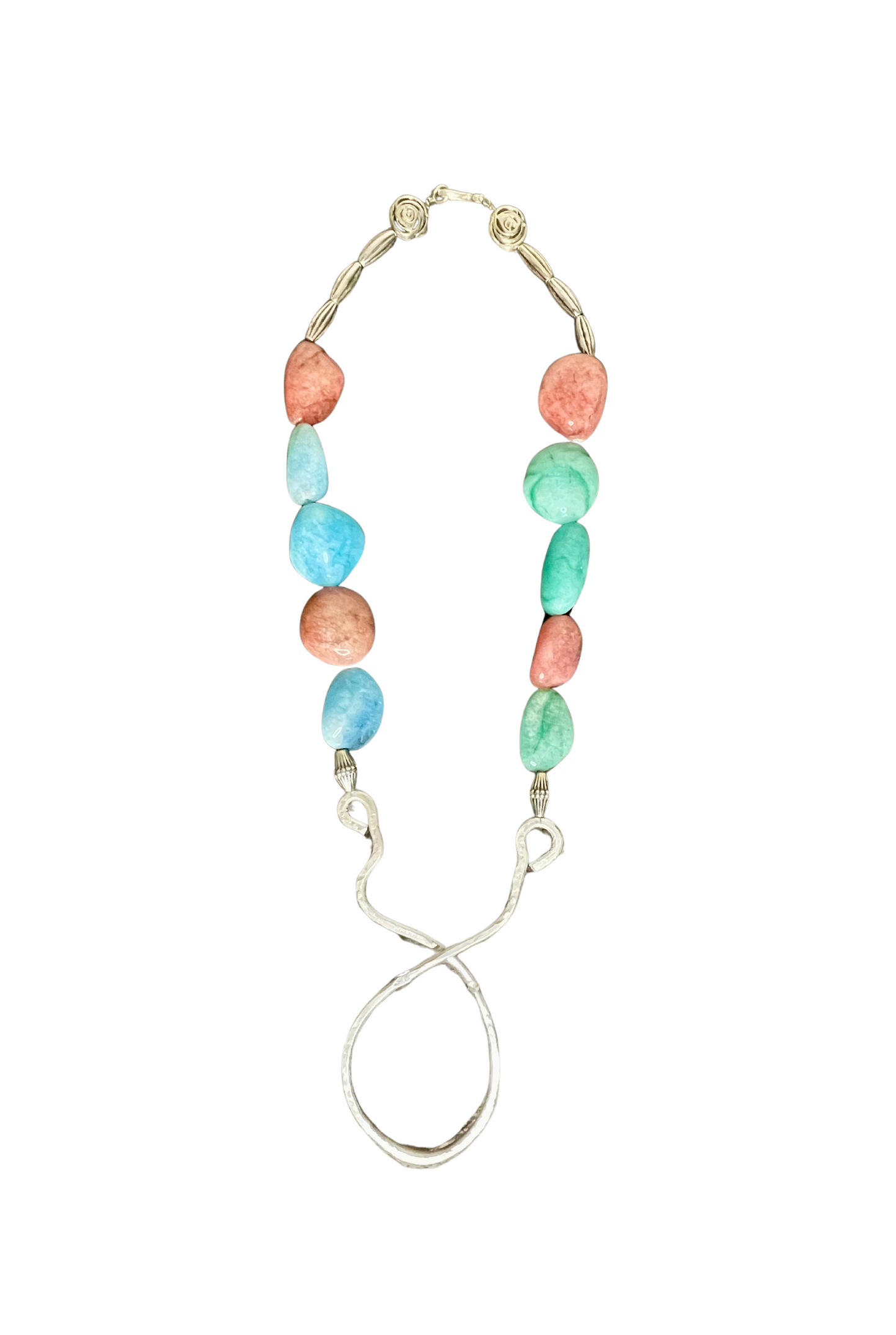 Silver & Stones Necklace