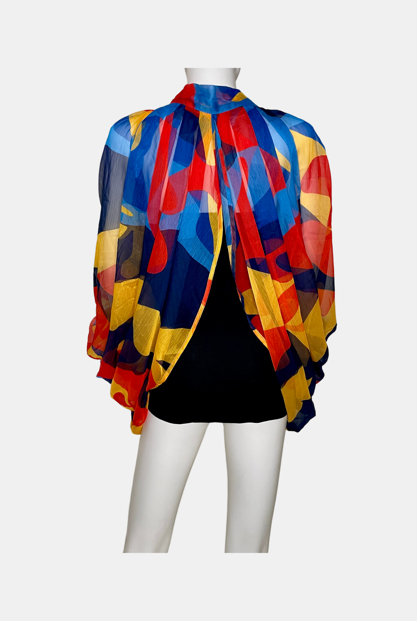 Chiffon Tunic Color Splash