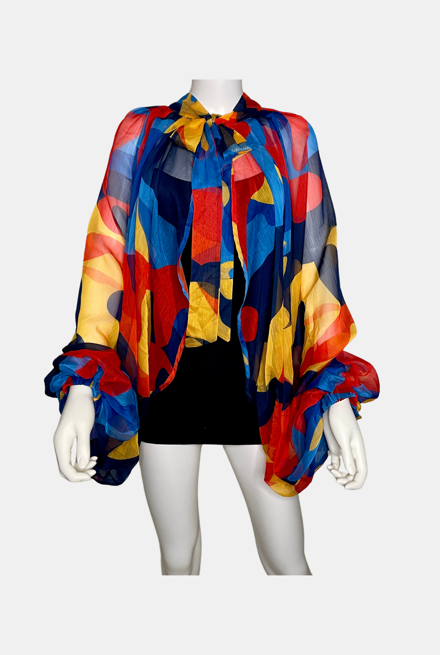 Chiffon Tunic Color Splash