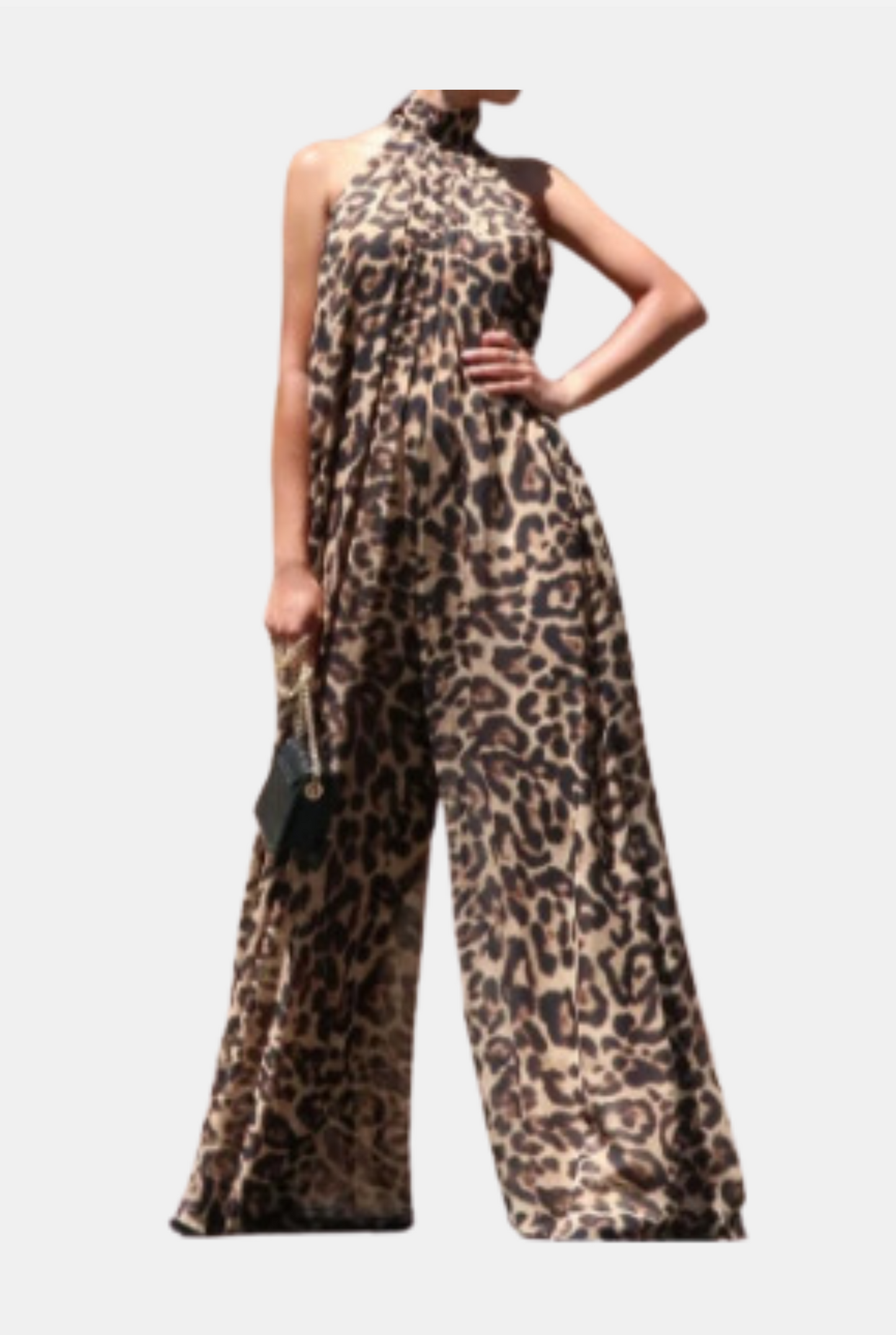 Cheetah Print Jumpsuit