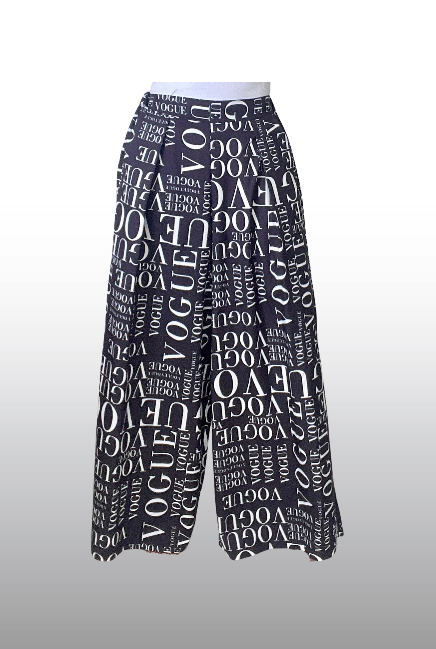 Vogue Print Palazzo Pant